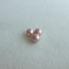 A set of three round pearls not drilled PP34X3