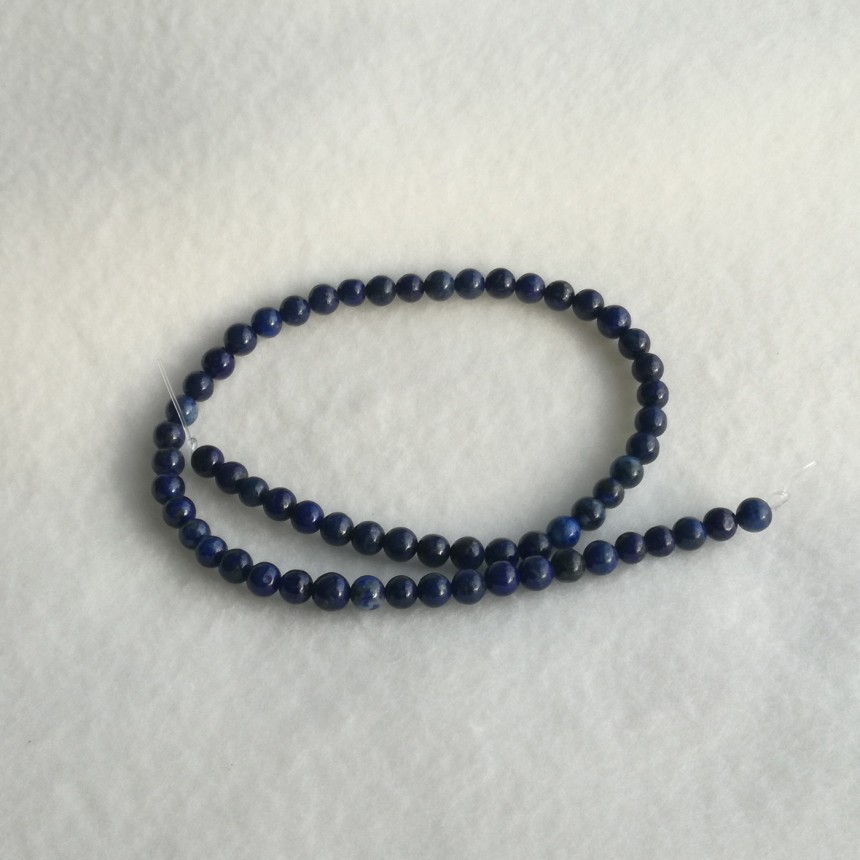 Lapis lazuli small 6-6,5 mm - rope 38 cm KA13