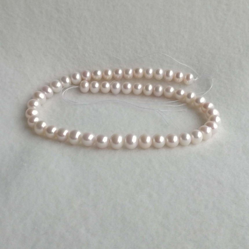 Pearls - round white PE15-A