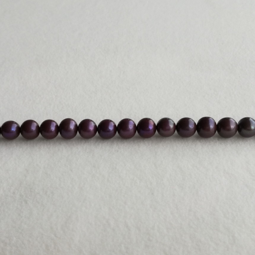 Pearls - eggplant PE37
