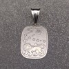 Silver pendant the sign of the zodiac Leo SZS005