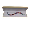 Bracelet with colorful faceted agate KB05