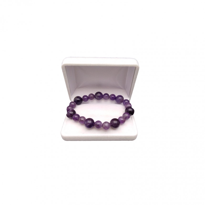 Purple amethyst bracelet KB07-2