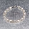 Classic bracelet made of real 19 or 20 cm rice pearls PB08