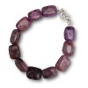Bracelet made of purple agates 18, 19 or 20 cm KB21