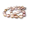 Necklace made of real freshwater baroque pearls 44 cm PNS01