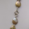 A set of real coin pearls in shades of copper KP21-C 