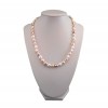 Multicolour necklace made of real corn pearls 45 cm PNP80-D