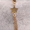 Gold-plated silver bracelet, small star celebrity 17 cm SBPC19M
