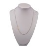 Gold-plated silver chain 42 cm SLC22M