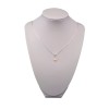 Pendant with real pearl pink small tear 5 - 9 mm PW27