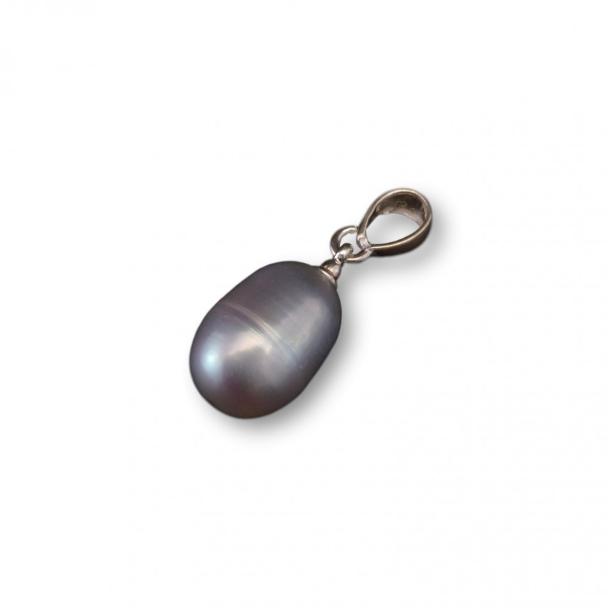 Pendant with real silver pearl 9 - 14 mm PW29